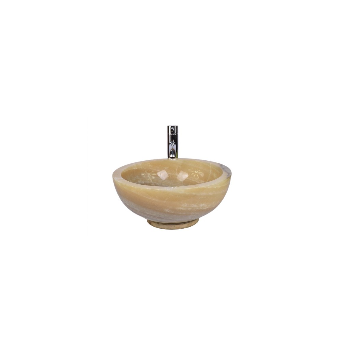 * KC-P ONYX B 40 cm wash basin overtop INDUSTONE