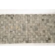 KOSTKA: * 3D GREY 2x2 mozaika kamienna na siatce INDUSTONE