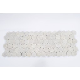 HEXAGONALE CREAM beige mosaik naturstein INDUSTONE