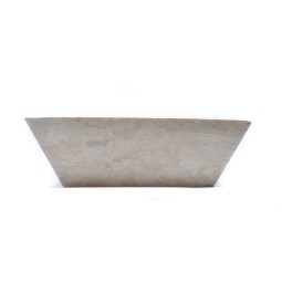KKL-P CREAM D 45 cm kamienna umywalka nablatowa INDUSTONE