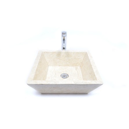 KKL-P CREAM H 45 cm  wash basin overtop INDUSTONE