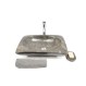 RCTK-P GREY D 50x35x12 cm kamienna umywalka nablatowa INDUSTONE