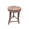 EXOTIC STOOL IV A made from natural wood INDUSTONE