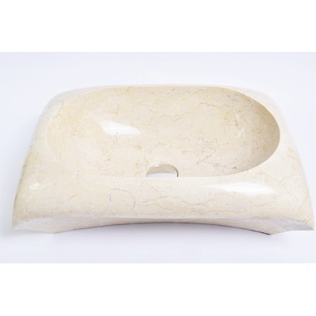 RCTK-P Cream D 50x35x12 cm kamienna umywalka nablatowa INDUSTONE