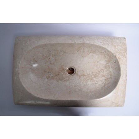 RCTK-P Cream F 60x40x12 cm  wash basin overtop INDUSTONE