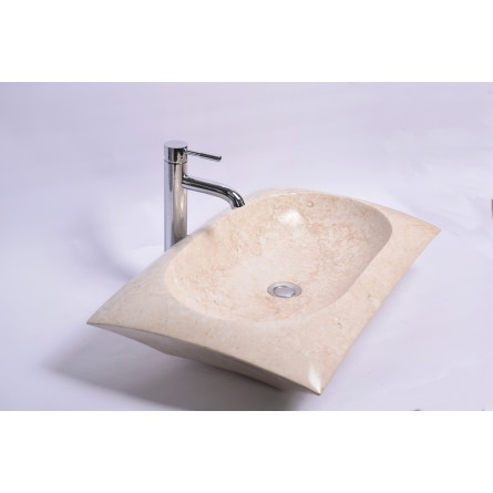 RCTK-P Cream F 60x40x12 cm  wash basin overtop INDUSTONE