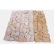 DEKOR: * RED Square mosaic on a plastic grid INDUSTONE