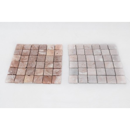 KOSTKA:  * COCO BROWN 5x5 mosaic on a plastic grid INDUSTONE