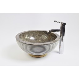 KC-A Grey 40 I8 wash basin overtop INDUSTONE