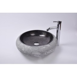 DN-G BLACK A3 45 cm wash basin overtop INDUSTONE