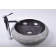 DN-G BLACK A7 45 cm wash basin overtop INDUSTONE