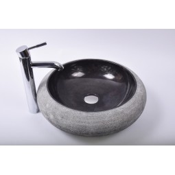 DN-G BLACK A10 45 cm wash basin overtop INDUSTONE