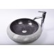 DN-G BLACK A10 45 cm wash basin overtop INDUSTONE