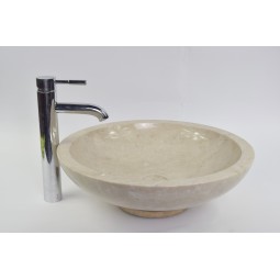 KC-P CREAM CR10 45 cm wash basin overtop INDUSTONE