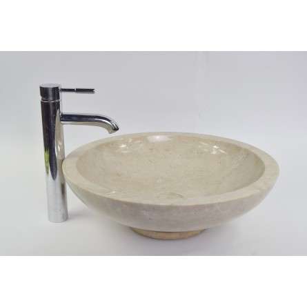 KC-P CREAM CR10 45 cm wash basin overtop INDUSTONE