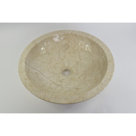 KC-P CREAM CR13 45 cm wash basin overtop INDUSTONE