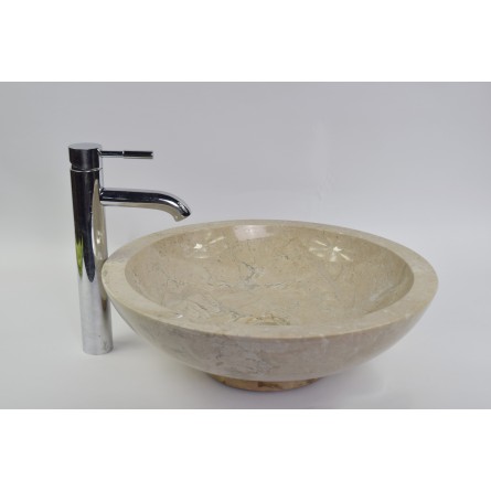 KC-P CREAM CR17 45 cm wash basin overtop INDUSTONE