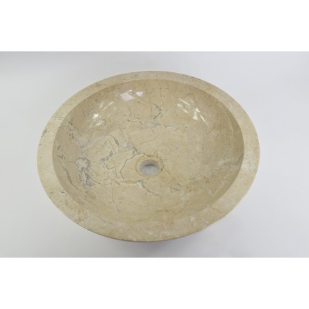 KC-P CREAM CR17 45 cm wash basin overtop INDUSTONE