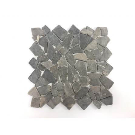ŁAMANA: *GREY Marbello szara mozaika kamienna na siatce INDUSTONE