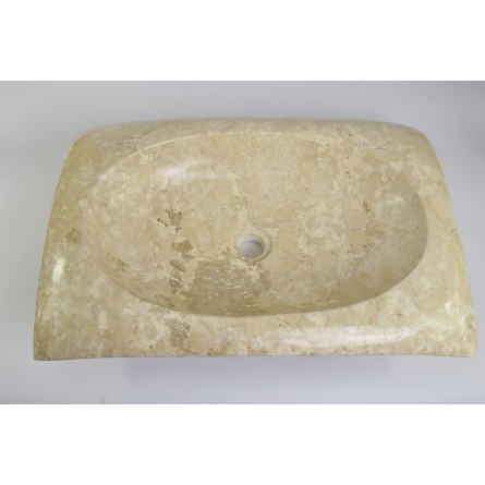 RCTK-P Cream H 60x40x12 cm  wash basin overtop INDUSTONE