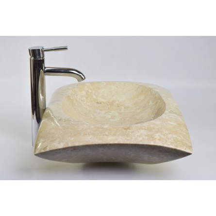 RCTK-P Cream H 60x40x12 cm  wash basin overtop INDUSTONE