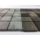 KOSTKA:  * GREY 5x5 nr 1 mosaic on a plastic grid INDUSTONE