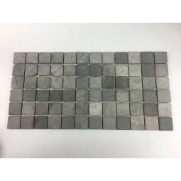 KOSTKA:  * GREY 5x5 nr 1 mosaic on a plastic grid INDUSTONE