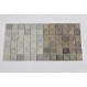 KOSTKA:  * GREY SOFT 5x5 quadratisch mosaik naturstein INDUSTONE