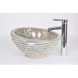 MR-M GREY U7 40 cm  wash basin overtop INDUSTONE