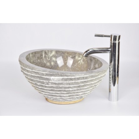 MR-M GREY U7 40 cm  wash basin overtop INDUSTONE