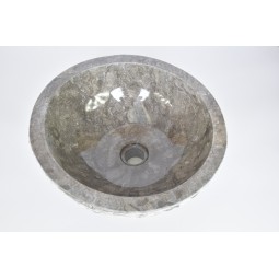 MR-M GREY U8 40 cm  wash basin overtop INDUSTONE