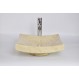 SZB-P Cream G 40x40x12 wash basin overtop INDUSTONE