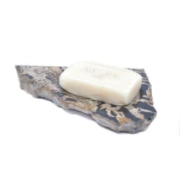 * FOSSIL WOOD soap dish from Indonesia INDUSTONE
