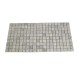 * KOSTKA GREY SQUARE 3x3 mosaic on a plastic grid INDUSTONE