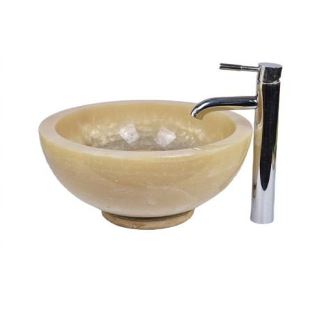 * KC-P ONYX I 40 cm wash basin overtop INDUSTONE