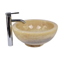 * KC-P ONYX I 40 cm wash basin overtop INDUSTONE