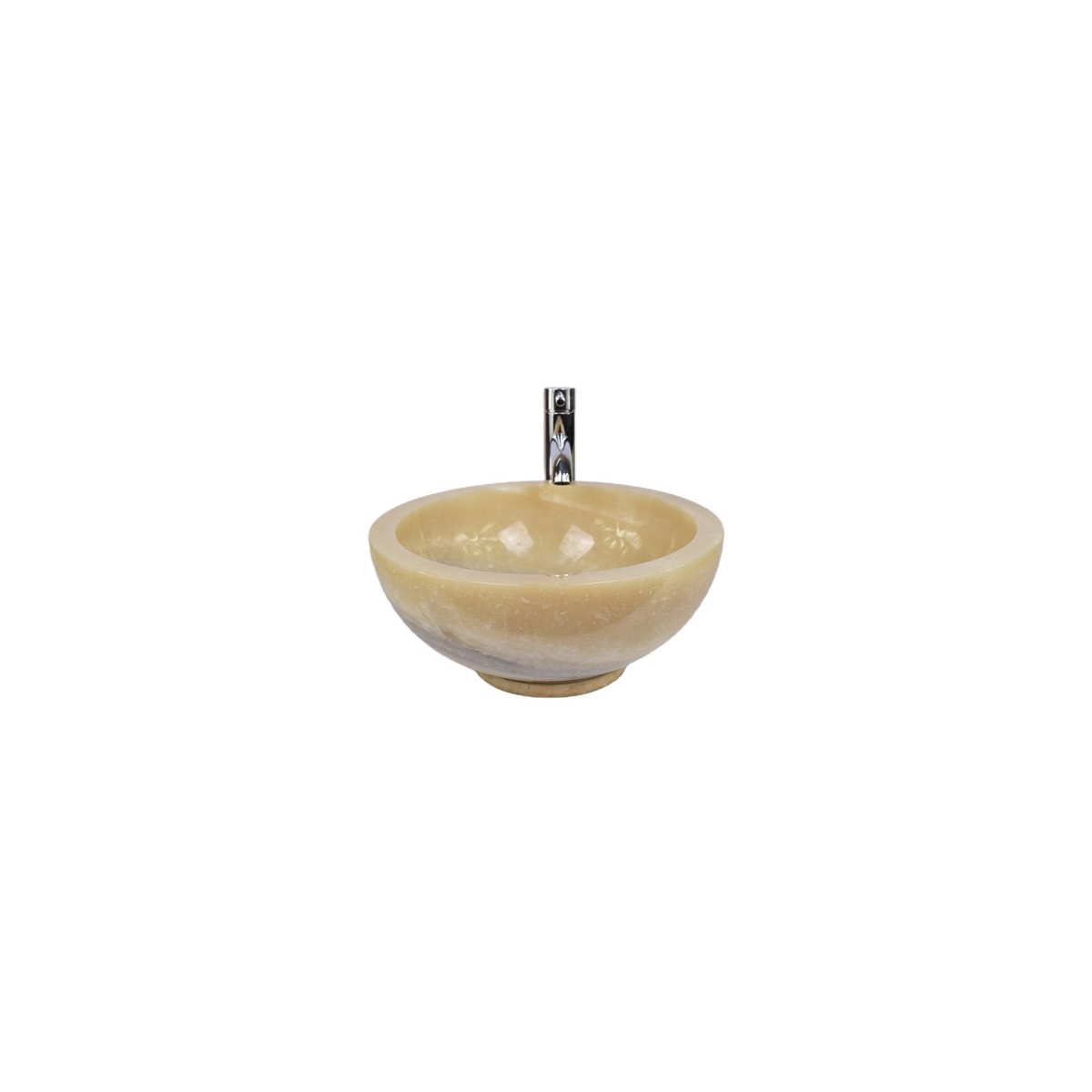 * KC-P ONYX I 40 cm wash basin overtop INDUSTONE