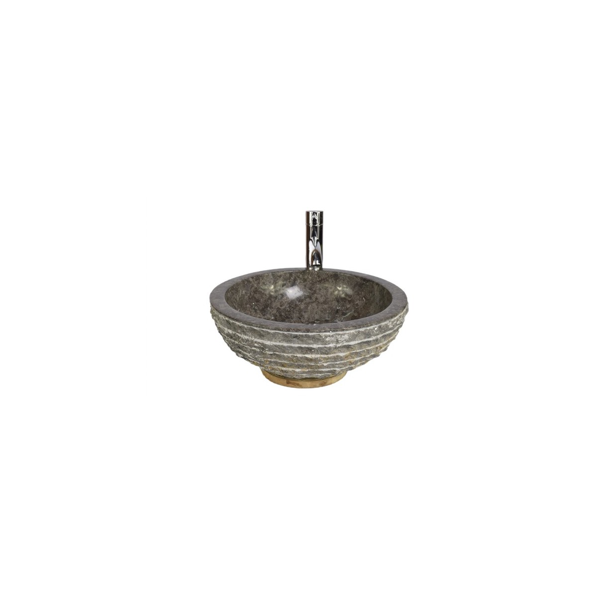 * KC-M GREY A 40 cm wash basin overtop INDUSTONE