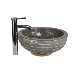 * KC-M GREY B 40 cm wash basin overtop INDUSTONE