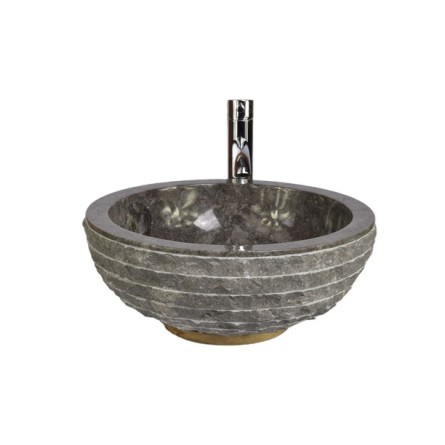 * KC-M GREY B 40 cm wash basin overtop INDUSTONE