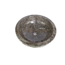 * KC-M GREY D 40 cm kamienna umywalka nablatowa INDUSTONE