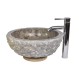 * KC-FMA Grey A 40 cm wash basin overtop INDUSTONE