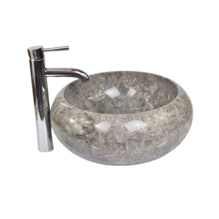 * DN-P Grey C 40 cm wash basin overtop INDUSTONE