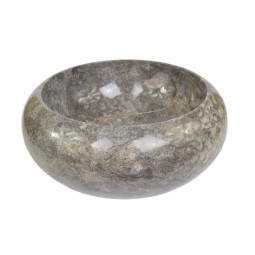 * DN-P Grey D 40 cm kamienna umywalka nablatowa INDUSTONE