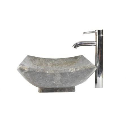 * KOTAKA GREY E 50x40x15  wash basin overtop INDUSTONE