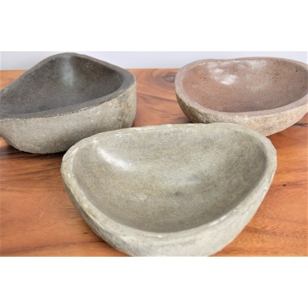 RIVER STONE bowl from Indonesia INDUSTONE
