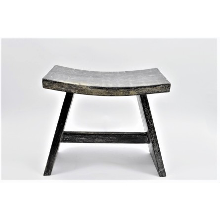 EXOTIC STOOL II A made from natural wood INDUSTONE