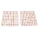 *KOSTKA:  * WHITE 3x3 RUPAT CUBIC mosaic on a plastic grid INDUSTONE