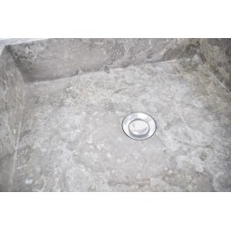 *RK-M GREY B 50x40 cm wash basin overtop INDUSTONE