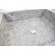 *RK-M GREY D 50x40 cm wash basin overtop INDUSTONE